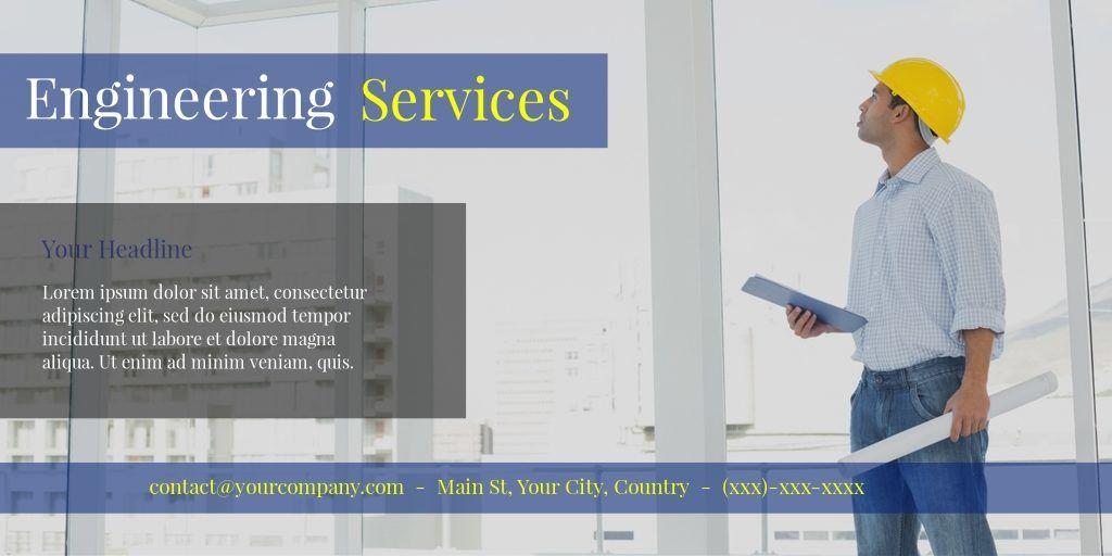 Anuncio de marketing de ingeniería con una imagen de un trabajador sosteniendo planos - Estrategias de marketing creativas y confiables para su negocio que realmente funcionan - Imagen